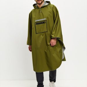 Дождевик-пончо хаки Khaki Gamp membrane man