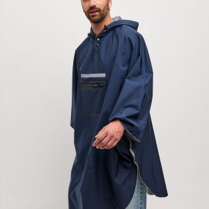 Дождевик-пончо синий Navy Gamp membrane man