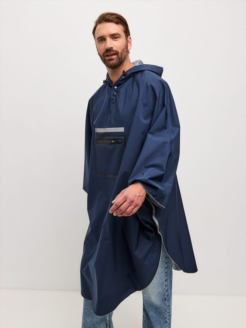 Дождевик-пончо синий Navy Gamp membrane man