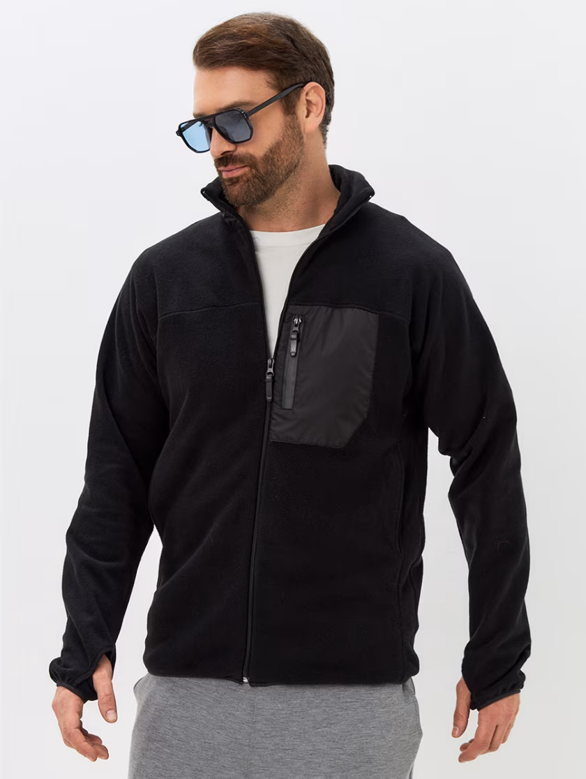 Флисовая толстовка unisex Eiger black man