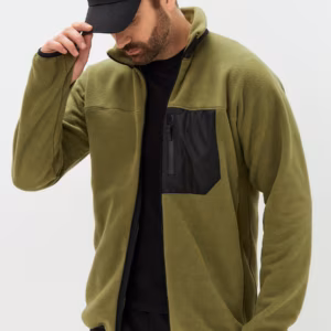 Флисовая толстовка unisex Eiger olive man